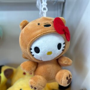 Hello Kitty w/ Bear Costume Keychain